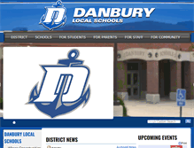 Tablet Screenshot of danburyschools.org